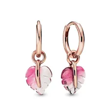 Серебряные серьги No Brand Розовые листья 288317PMU (1341787996)