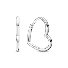 Серебряные серьги No Brand Ассиметричные сердца 298307C00 (1341788635)