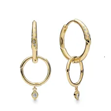 Cеребряные серьги No Brand Бамбук 267927CZ (1341788650)