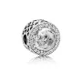 Серебряный шарм No Brand Сияющие белые сердца 796239CZ (1341788651)