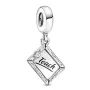Серебряный шарм No Brand Учи с любовью 799108C00 (1341788662)