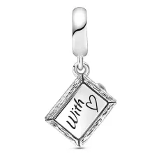 Серебряный шарм No Brand Учи с любовью 799108C00 (1341788662)