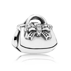 Срібний шарм No Brand Чарівна дамська сумка 791534CZ (1341788673)
