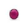 Серебряный шарм No Brand Фуксиевий овальный кабошон 799309C01