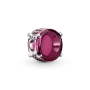 Серебряный шарм No Brand Фуксиевий овальный кабошон 799309C01