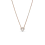 Серебряное колье No Brand Блестящее сердце 388425C01 45 см (1358706604)