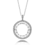 Срібне кольє з фірмовим логотипом No Brand 397410CZ 60 см (1358706607)