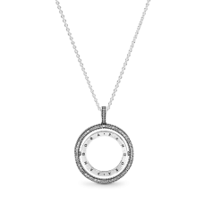 Срібне кольє з фірмовим логотипом No Brand 397410CZ 60 см (1358706607)