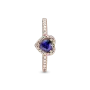 Серебряное кольцо No Brand Искренние чувства 188421C01 48