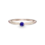 Серебряное кольцо No Brand с небесно-синим камнем 189259C04 48