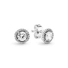 Срібні сережки блискучі No Brand 296272CZ (1390005997)