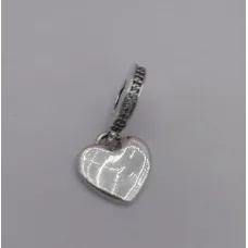 Серебряный шарм No Brand Сердце 1434559210
