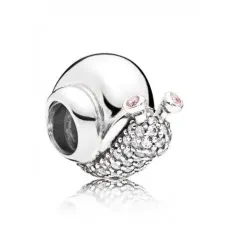 Серебряный шарм No Brand Улитка 797063CZ
