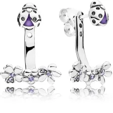 Серебряные серьги No Brand Божья коровка 297123NLC (1434559291)