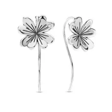 Срібні сережки No Brand Конюшина 297908CZ (1434559293)