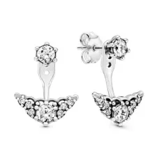Серебряные серьги No Brand Сказочная тиара 296228CZ (1434559296)