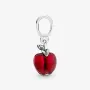 Срібний шарм No Brand Murano Glass Red Apple Dangle