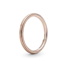 Срібна каблучка з покриттям 14k рожевим золотом No Brand 50 (1486456253)