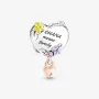 Серебряный шарм No Brand Лило и Стич 781682C01