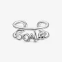 Серебряное кольцо No Brand Goals 191893C00 50 (1661079975)