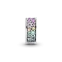Серебряный шарм No Brand Радужное сердце 797020NRPMX