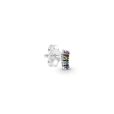 Срібна сережка No Brand Мій Прайд 298547C01 (1713078810)