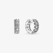 Серебряные серьги No Brand Двойная лента 290058C01