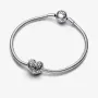 Серебряный шарм No Brand Линия сердца 792224C01