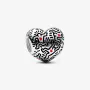 Серебряный шарм No Brand Линия сердца 792224C01