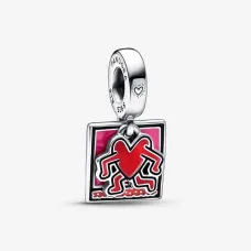 Серебряный шарм No Brand Ходячее сердце 792216C01