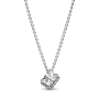 Серебряное колье No Brand Блестящий прямоугольный ореол 392388C01 45 см (1751655865)