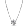 Срібне кольє No Brand Блискуча сніжинка 392371C01 45 см (1751655866)