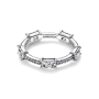 Серебряное кольцо No Brand Прямоугольные пластины 192397C01 50