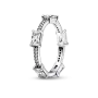 Серебряное кольцо No Brand Прямоугольные пластины 192397C01 50