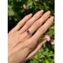 Срібна каблучка No Brand Червоне серце 162226C01 50