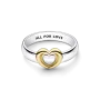 Серебряное кольцо No Brand Все ради любви 162504C00 50