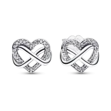 Серебряные серьги No Brand Пандора Сердце бесконечности (1850882251)