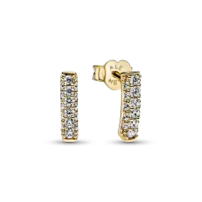 Серебряные серьги No Brand Пандора Строчка паве (1850887800)
