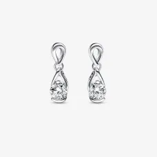 Серебряные серьги No Brand Бесконечность 1850893310