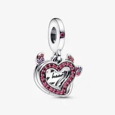 Серебряный шарм No Brand Ты зажигаешь мое сердце 1850924505