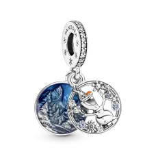 Серебряный шарм No Brand Снеговик Олаф 799638C01