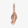 Серебряный шарм No Brand Sparkling Pine Cone Dangle 1855624364