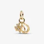 Серебряный шарм No Brand Подкова Клевер и косточка желаний 752337C01
