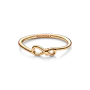 Серебряное кольцо No Brand Узел бесконечности 50