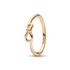 Серебряное кольцо No Brand Узел бесконечности 58