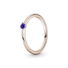 Серебряное кольцо No Brand с небесно-синим камнем 189259C04 52
