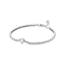 Срібний браслет No Brand Блискуче паве 590041C01 18