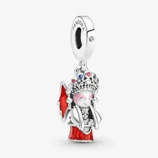 Серебряный шарм No Brand Кукла из Пекинской оперы 799387C01