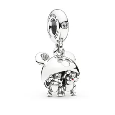 Серебряный шарм No Brand Чип и Дейл Disney 791039