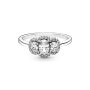 Серебряное кольцо No Brand Три камня 190049C01 50
